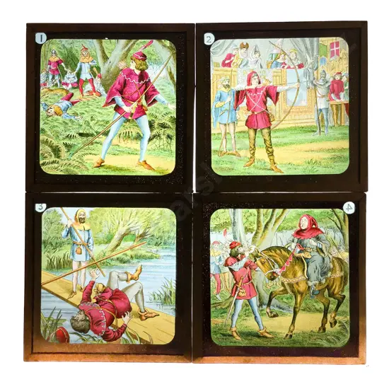 Original Boxed Lantern Slides