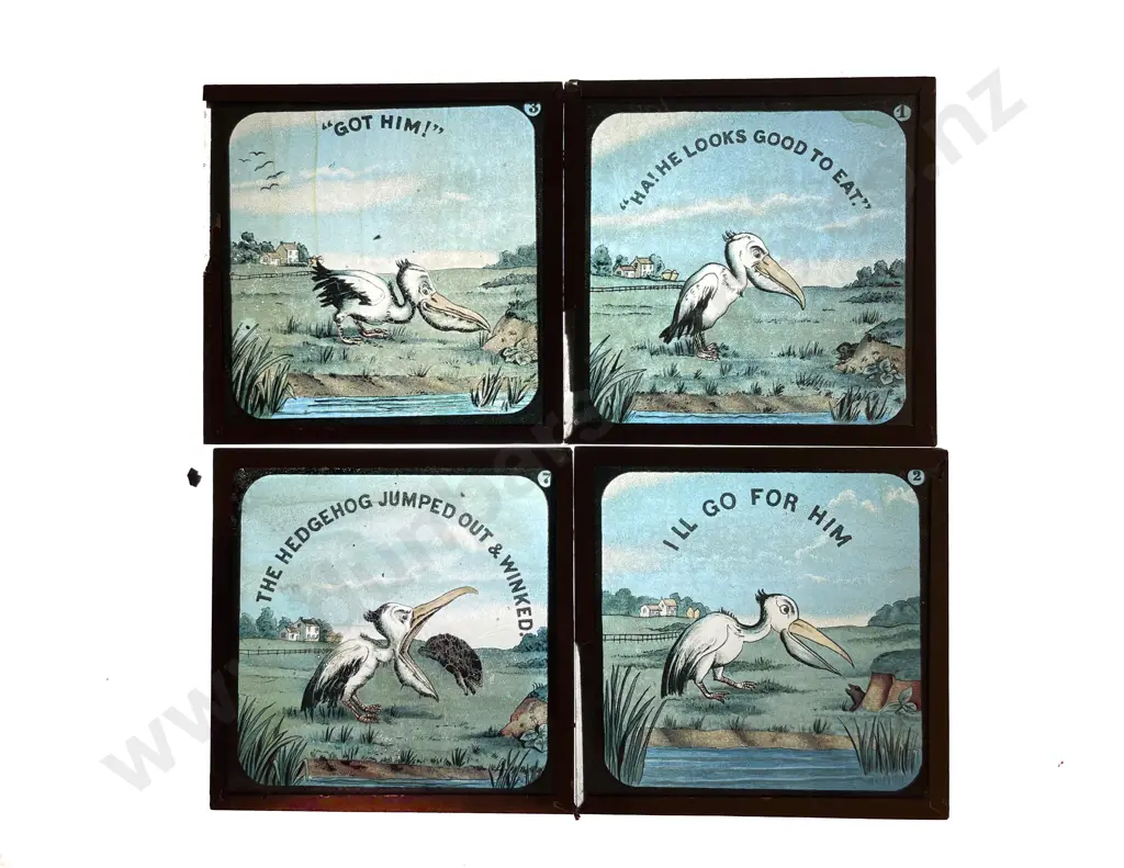 Original Boxed Lantern Slides Image 1++