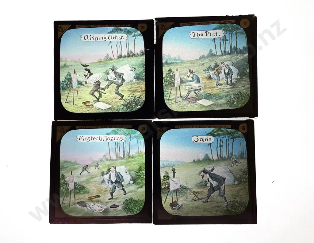 Original Boxed Lantern Slides Image 1++