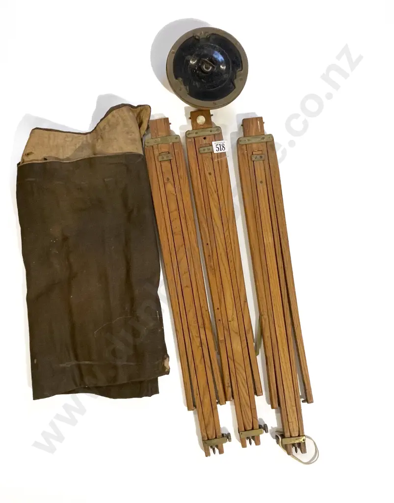 Vintage Plate Camera Folding Tripod Image 1++