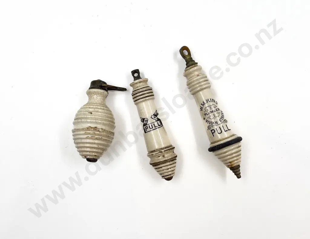 Three Victorian Loo Pulls Image 1++