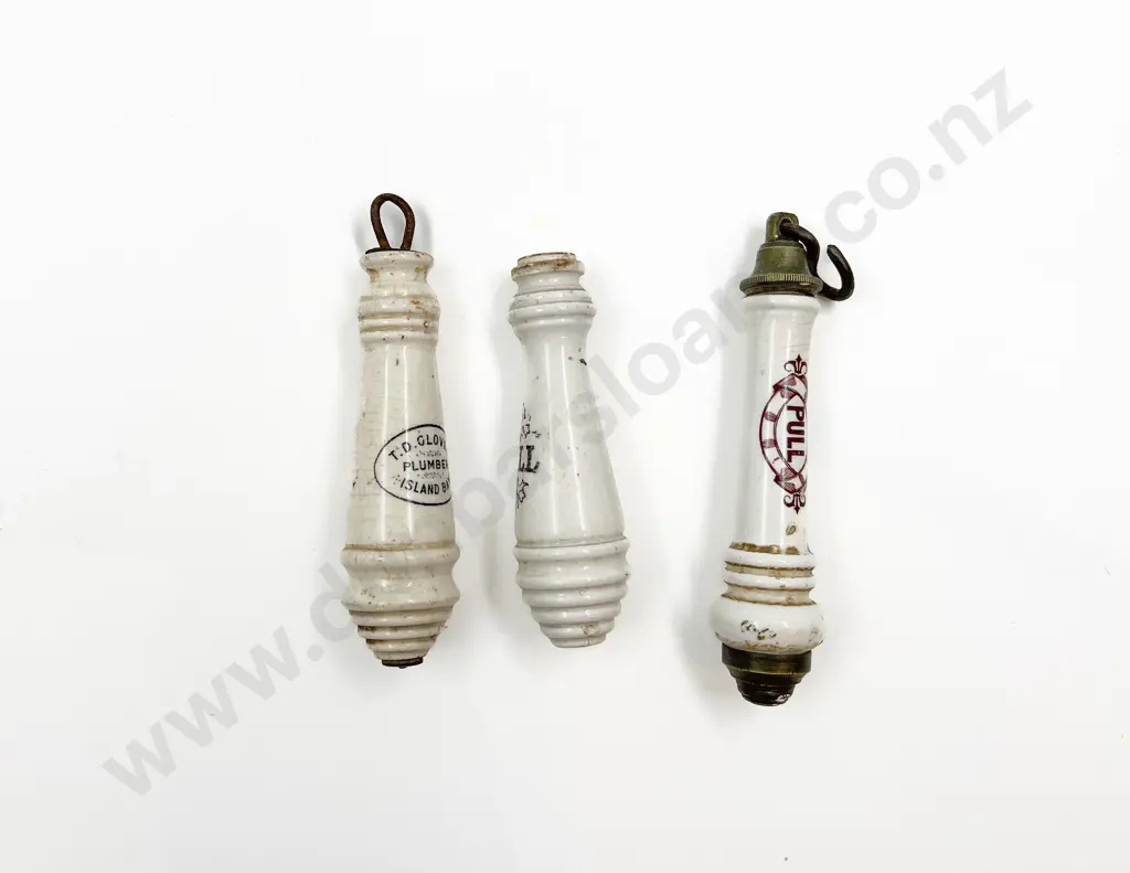 Three Victorian Loo Pulls Image 1++