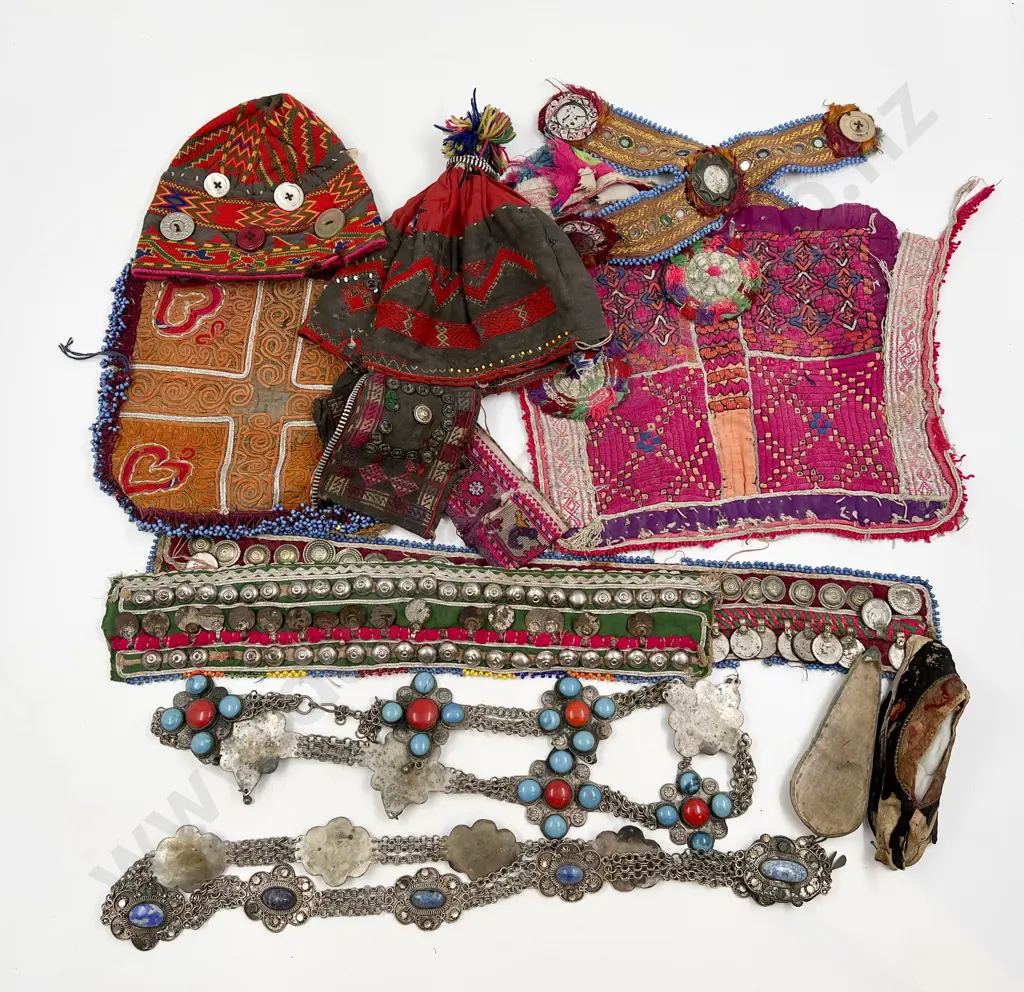 Turkish and Indian Costume Including Two Metal Belts Image 1++