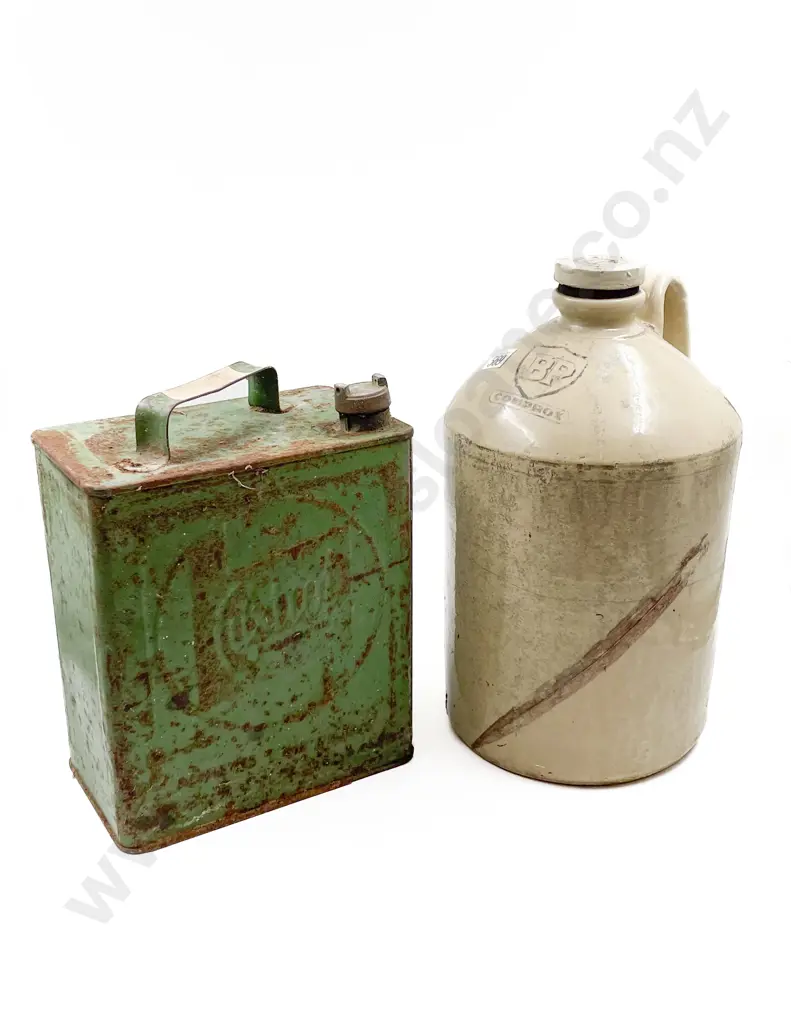 BP Comprox Keg and Castrol Petrol Can Image 1++