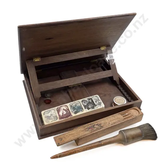 Victorian Lectern Box with Painters Gear