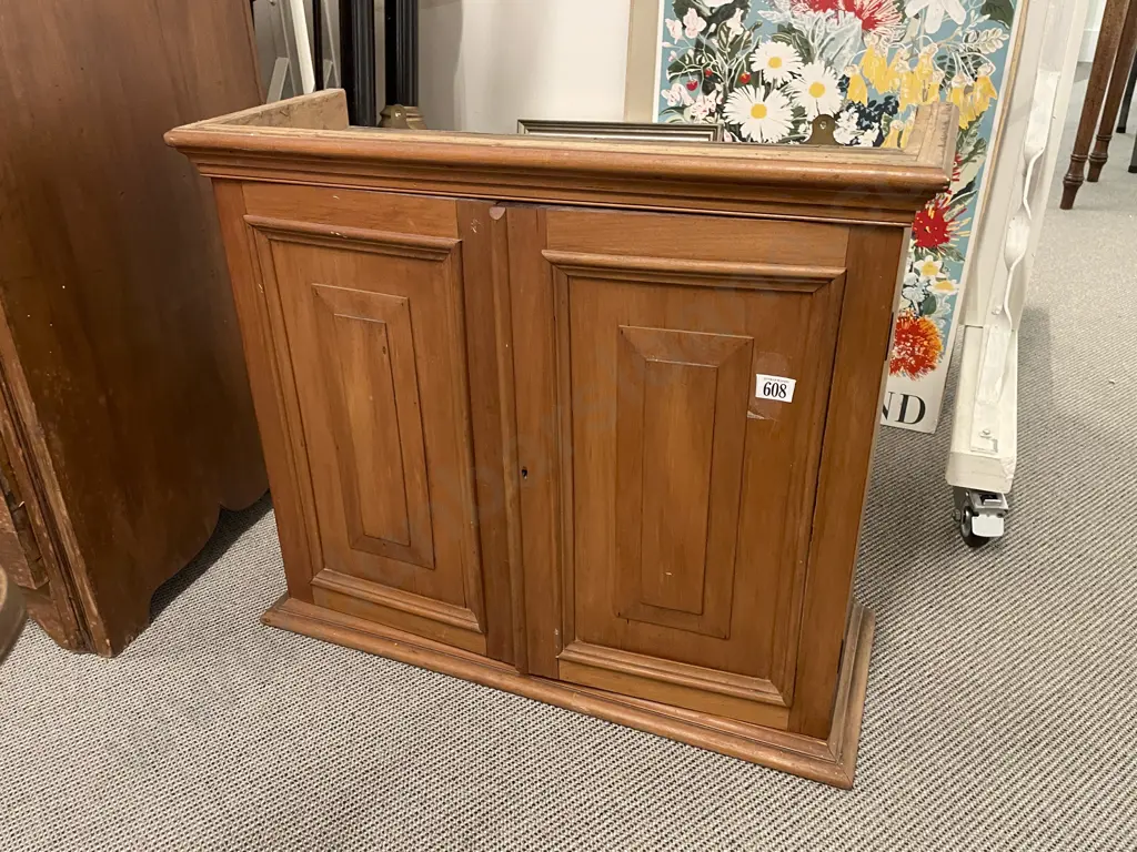 NZ Colonial Kauri Wall Mounting Cabinet Image 1++