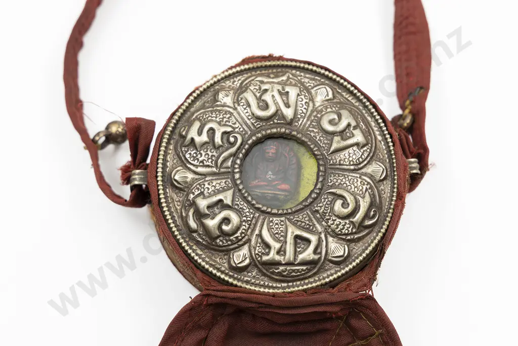 Tibetan Copper and Silver Gau Image 1++