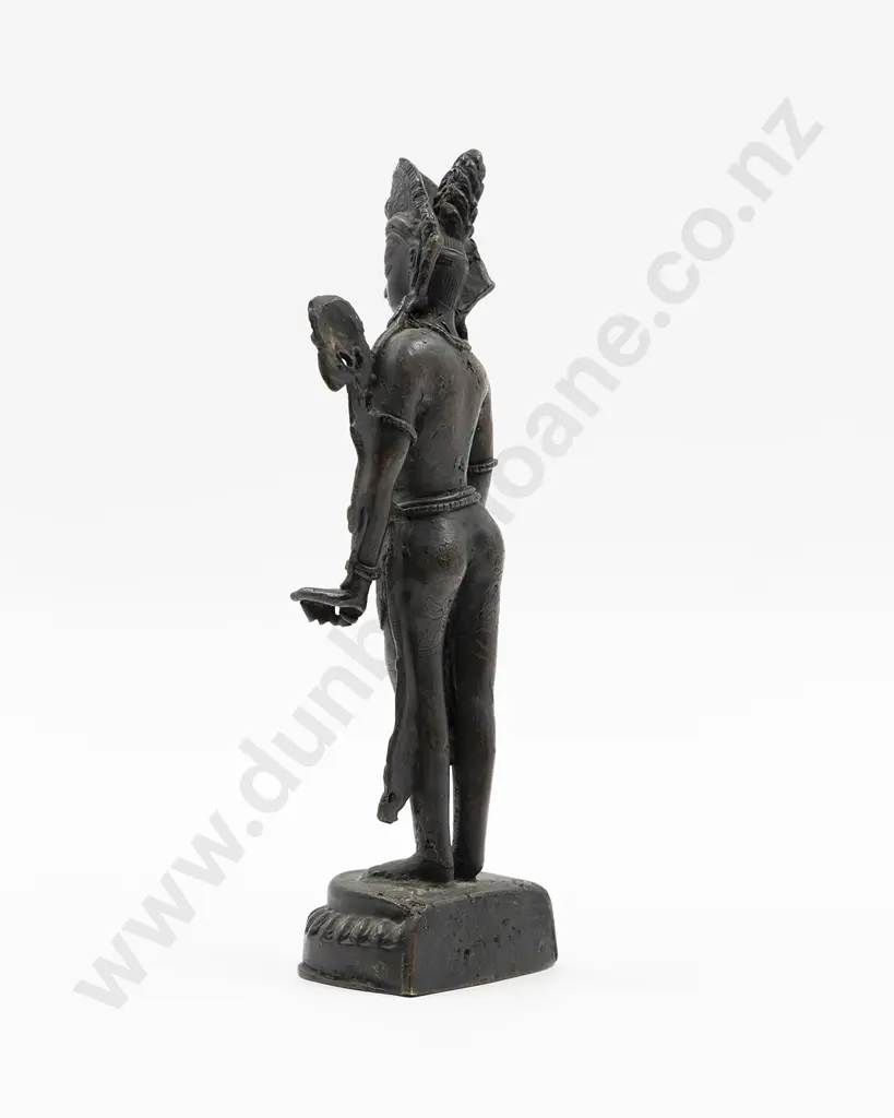 19th Century Indian Bronze Boddhisattva Figure Image 1++