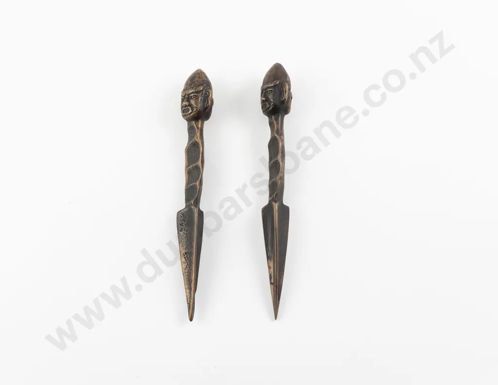 A Pair of Tibetan Copper Phurba Image 1++