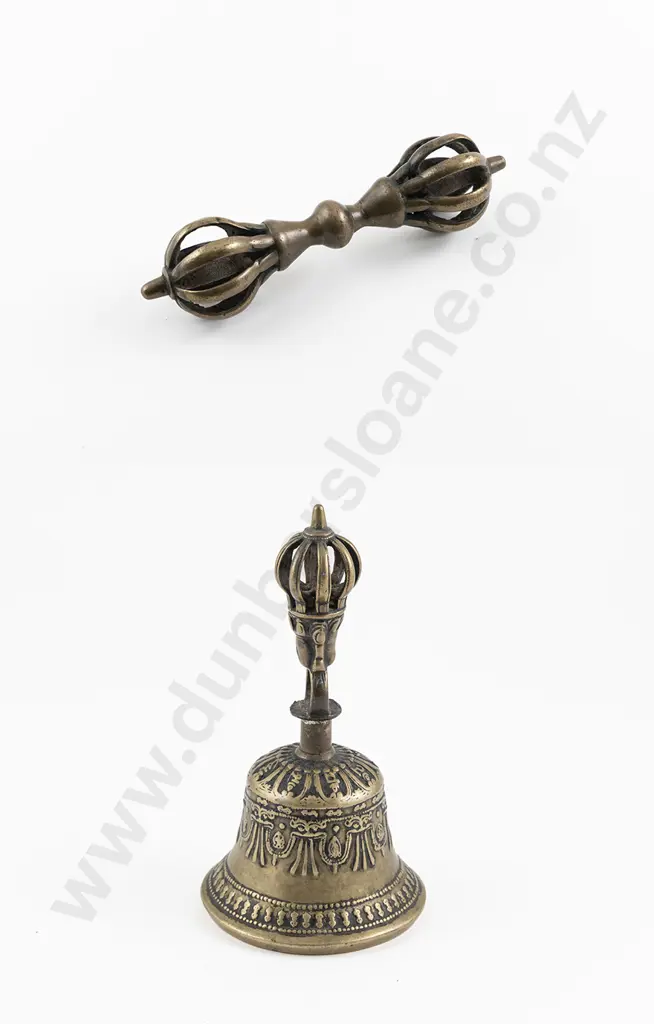 A Good 16th/17th Century Tibetan Dorje and Bell Image 1++