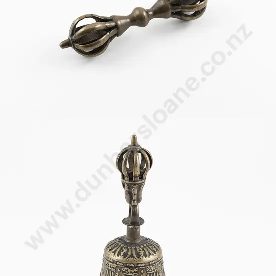 A Good 16th/17th Century Tibetan Dorje and Bell