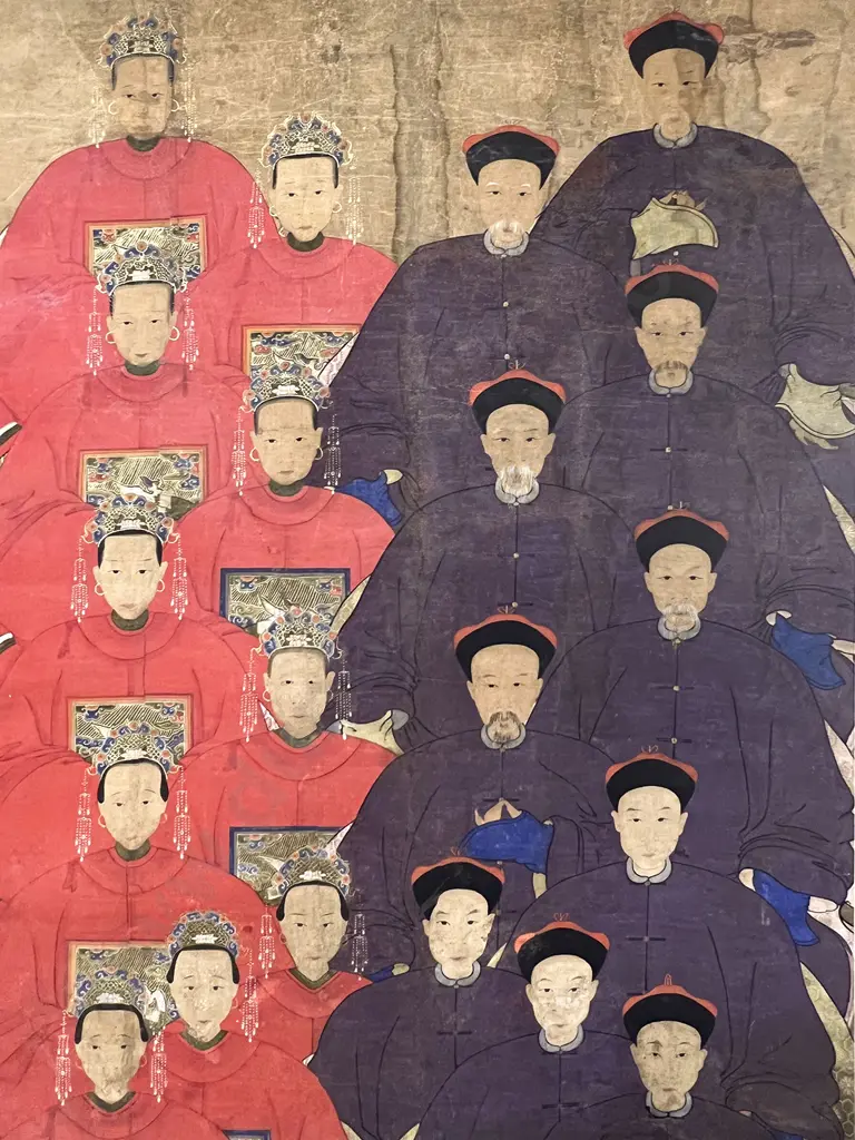 C19th Chinese Ancestor Painting Image 1++