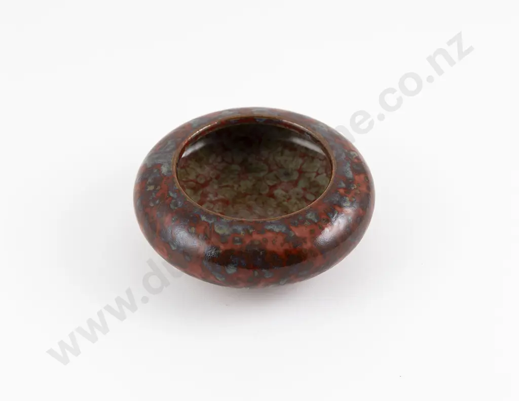 A Chinese Red Lustre Glazed Brush Washer Bowl Image 1++