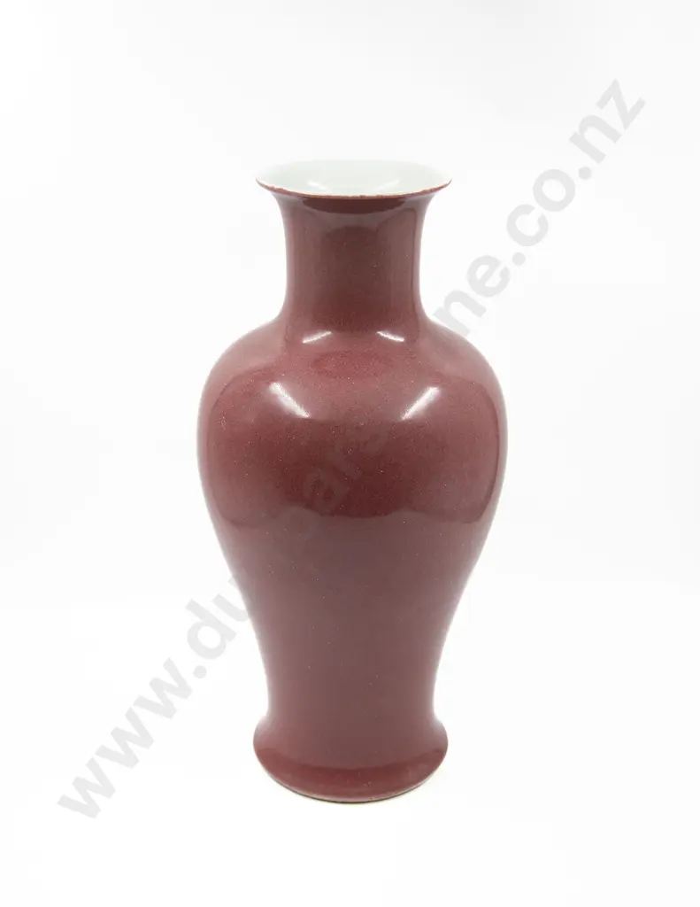 Qing Dynasty Peachbloom Large Baluster Vase Image 1++