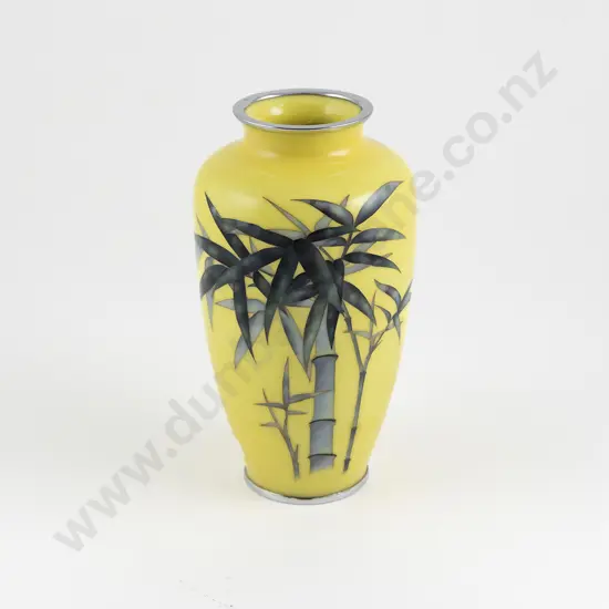 A Japanese Meiji Period Cloisonne Vase by Ando Jubei