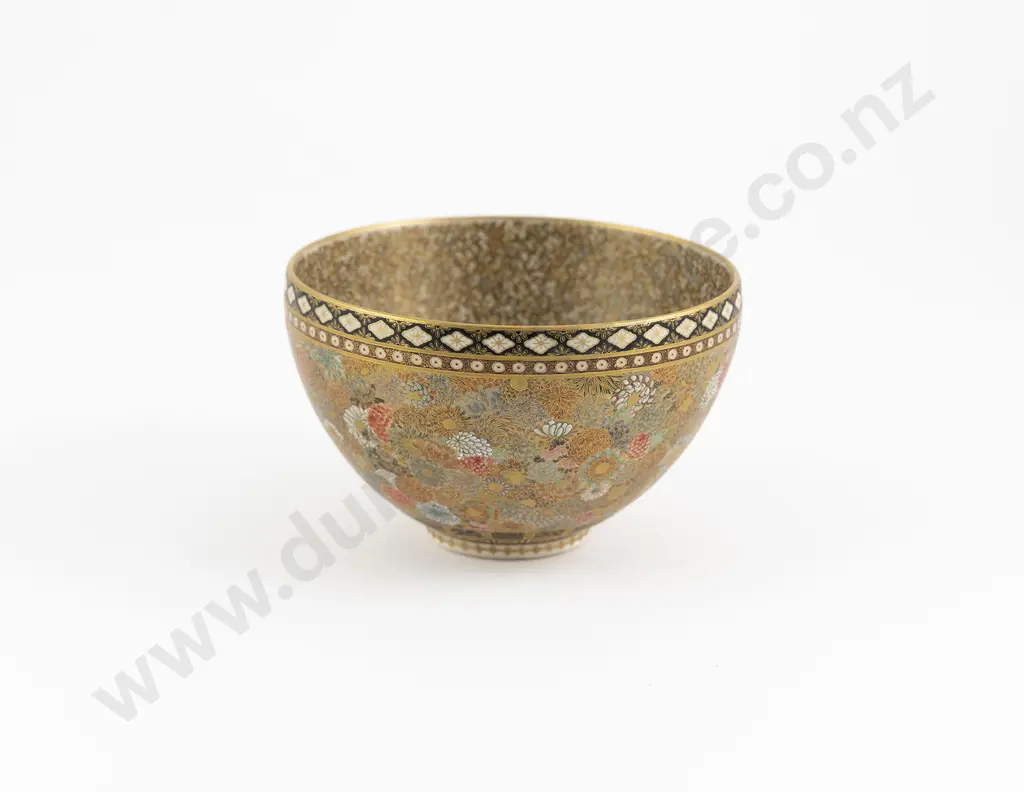 A Fine Meiji Period Satsuma Yabu Meizan Bowl Image 1++