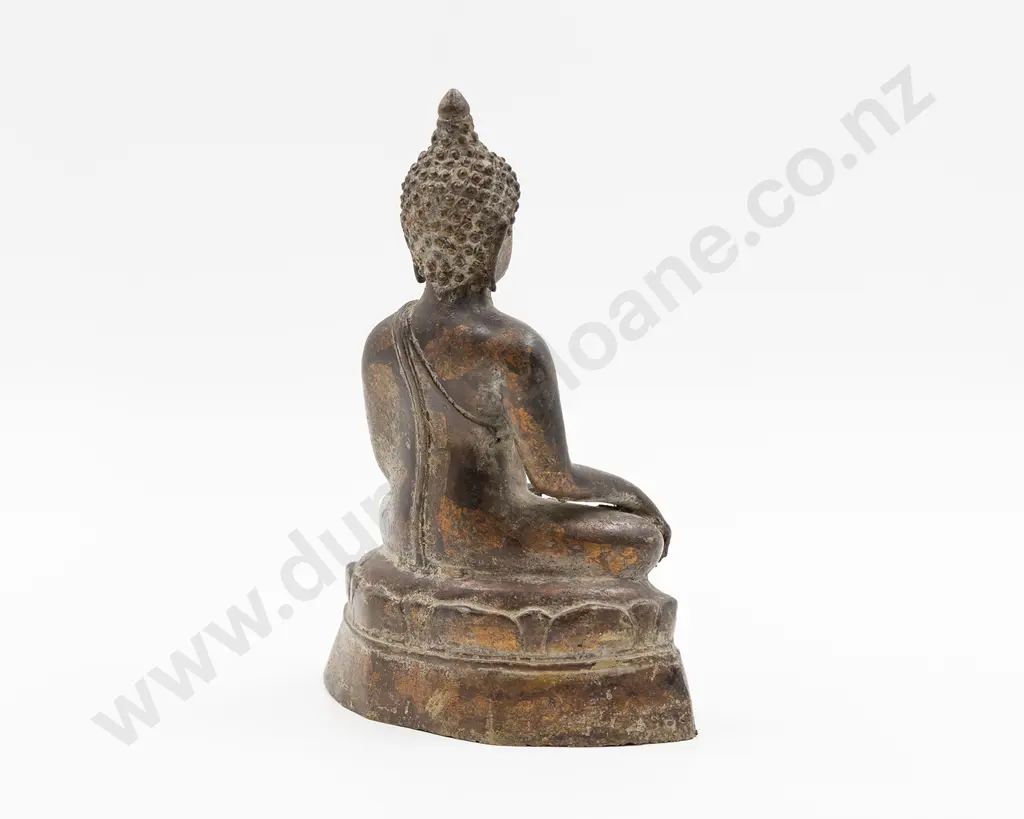 19th Century Thai Bronze Buddha Figure Image 1++