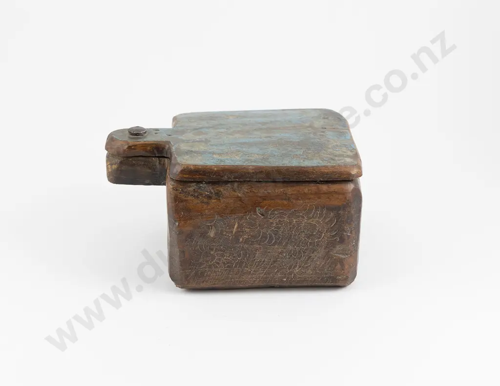 A 19th Century Rajasthani Wooden Spice Box Image 1++
