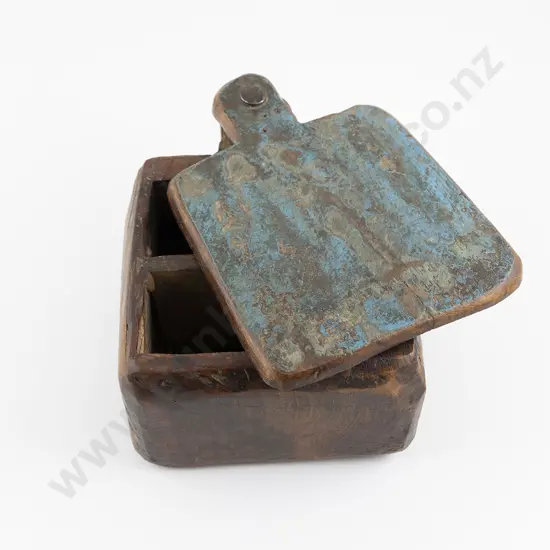 A 19th Century Rajasthani Wooden Spice Box