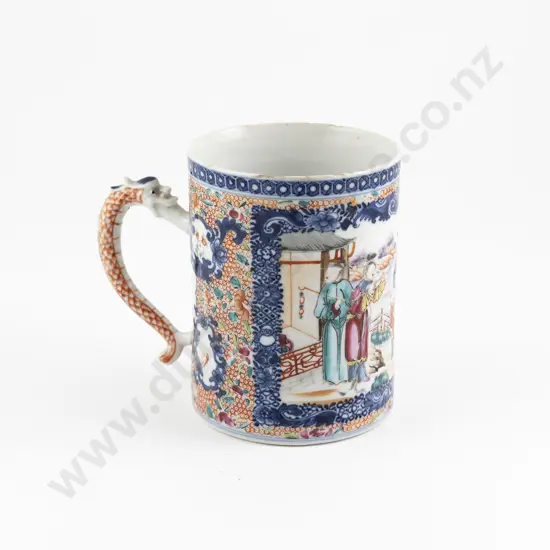 19th Century Chinese Export Porcelain Tankard