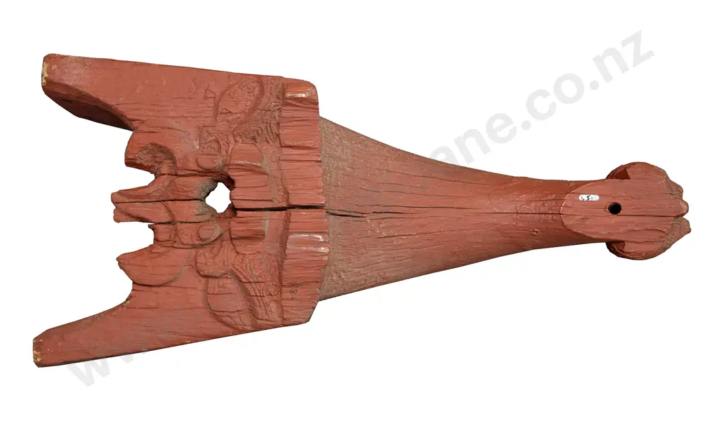 A 19th Century Tauihu (Canoe Prow) Image 1++