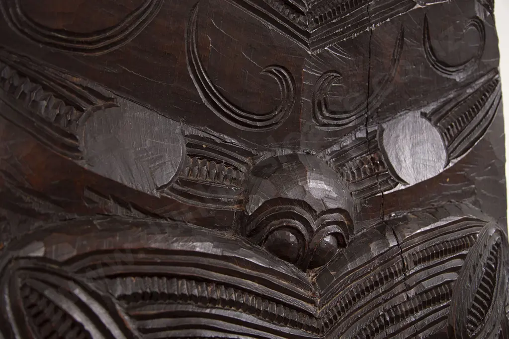 Tene Waitere Ngāti Tarawahi Poupou Image 1++