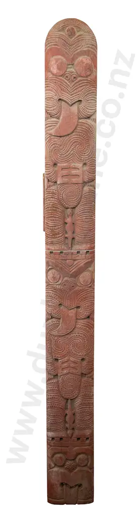 Tene Waitere Ngāti Tarawahi Carved Pair Of Amo Image 1++