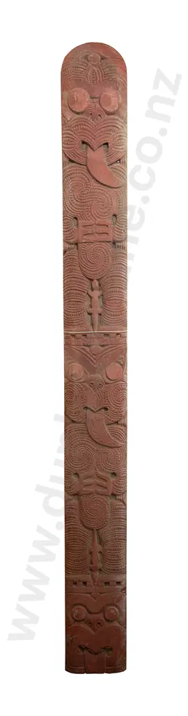 Tene Waitere Ngāti Tarawahi Carved Pair Of Amo Image 1++