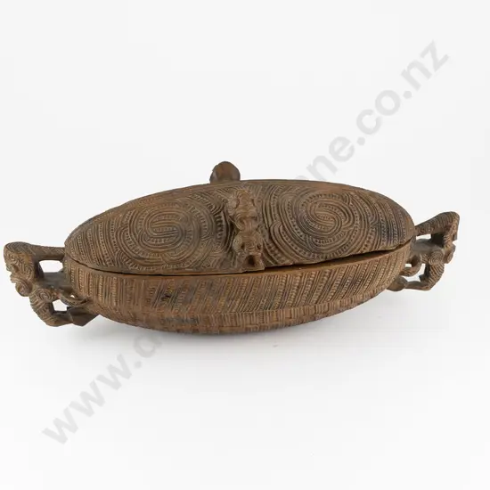 A 19th Century Wakahuia (Treasure Box)