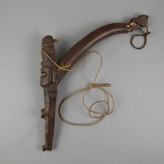 A 19th Century Mutu Kaka (Maori Bird Snare Perch)