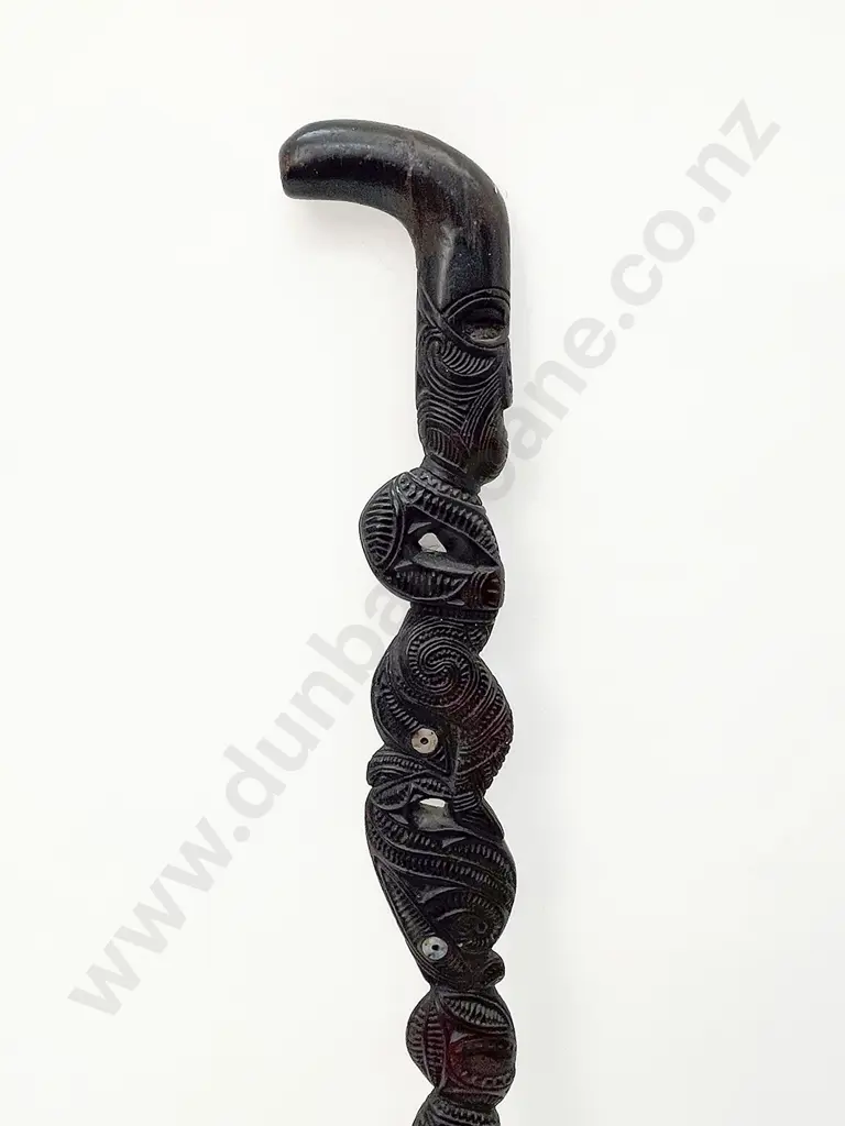 An Early 20th Century Tokotoko Carved In The Manner Of Jacob Heberley (1849 - 1906) Image 1++