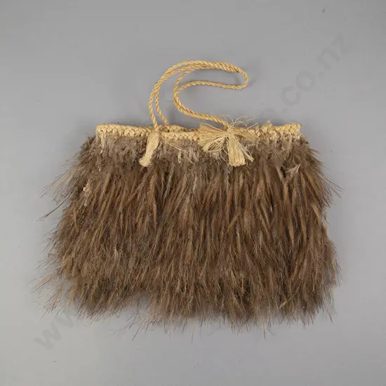 A 19th Century Kiwi Feather Kete
