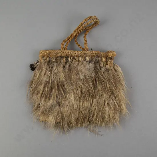 A 19th Century Kiwi Feather Kete
