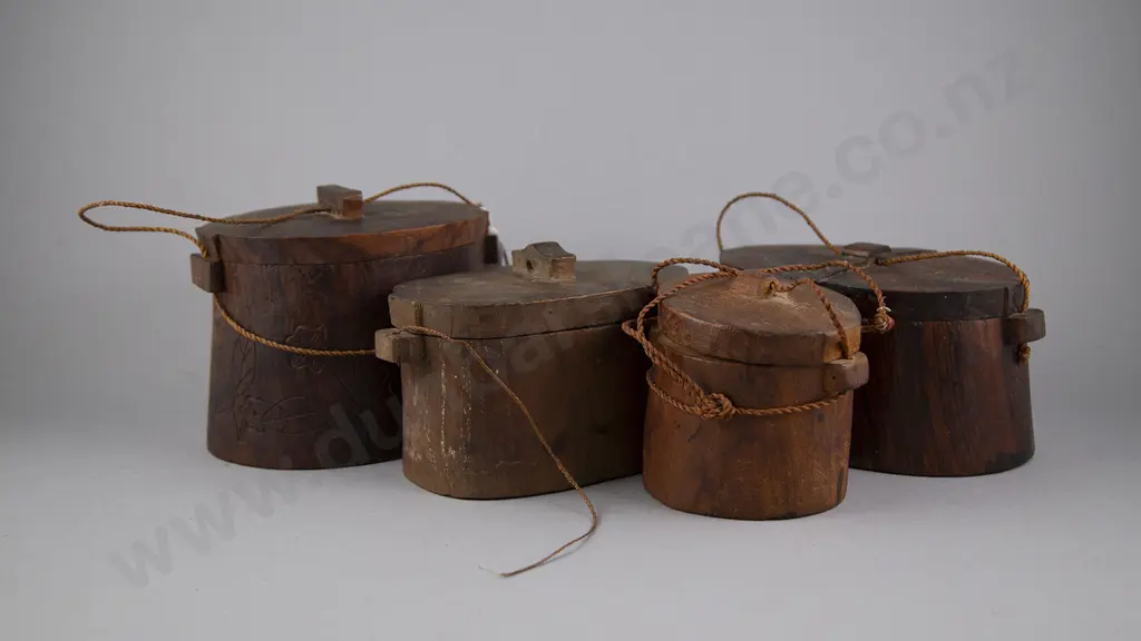 Four Small Tokelauan Tackle Boxes Image 1++