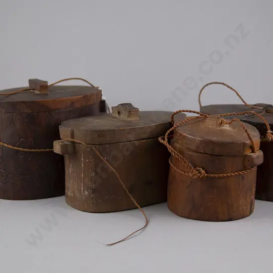 Four Small Tokelauan Tackle Boxes