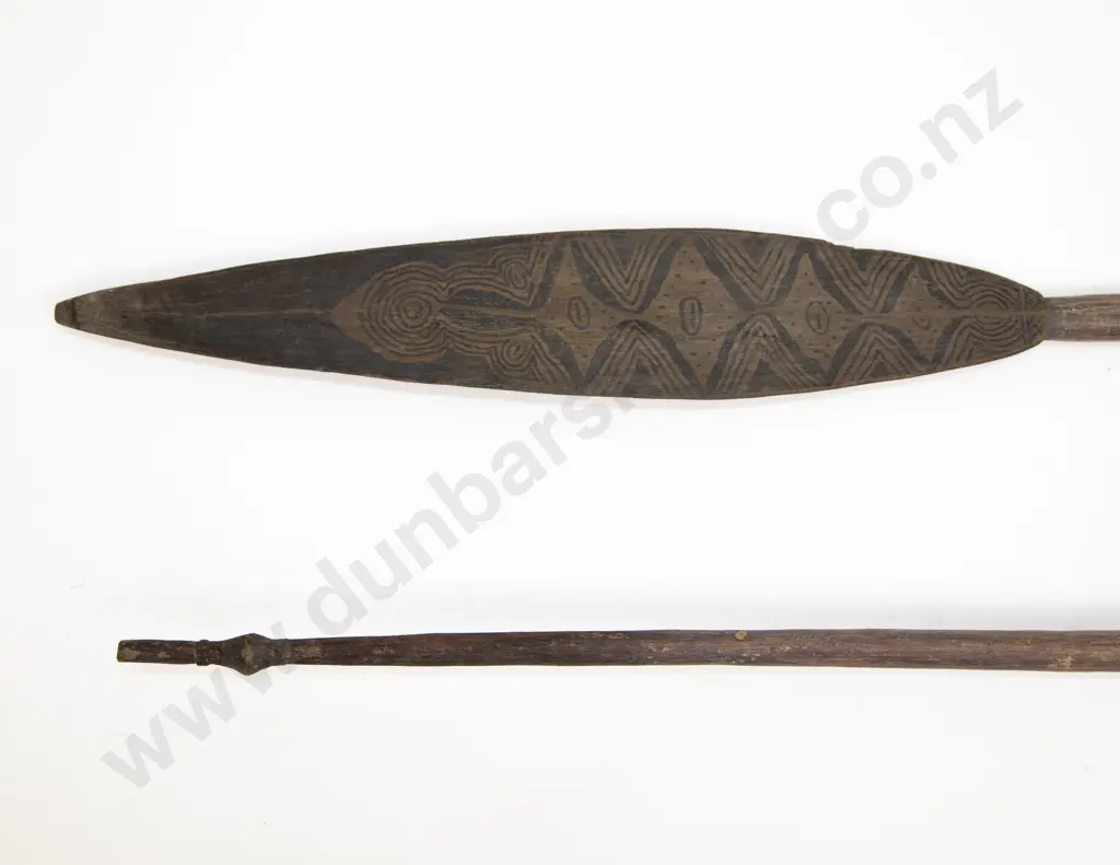 Two Ramu River Paddles From Papua New Guinea Image 1++