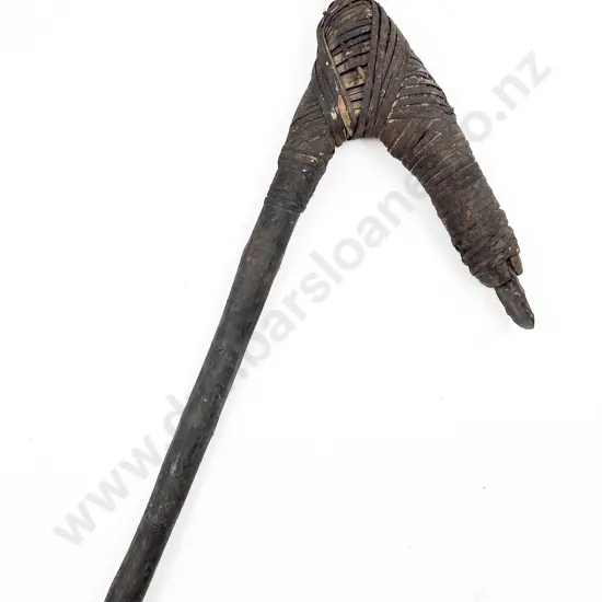 Hafted Adze From Papua New Guinea
