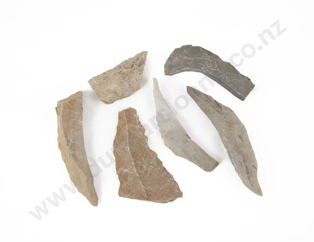 Six Various Stone Tools From The Pitcairn Islands Image 1++