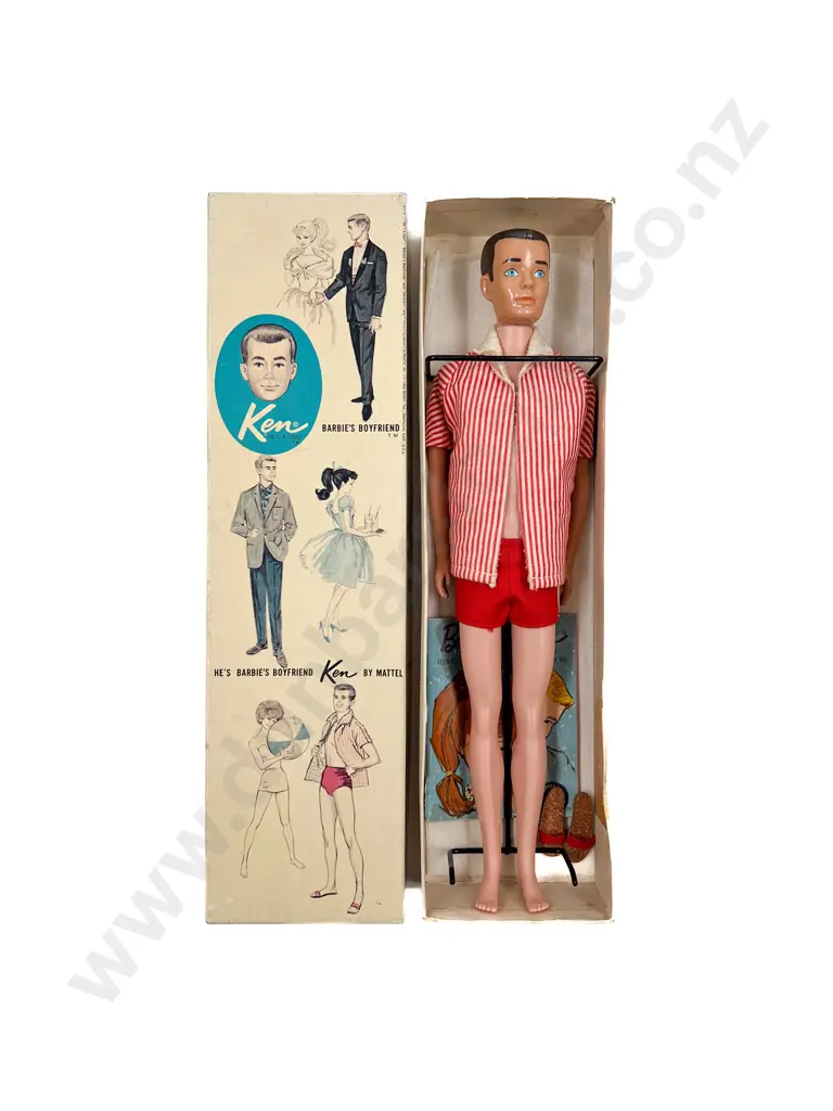 Mattel (C1961) Boxed Barbie's Boyfriend Brunette Ken Image 1++