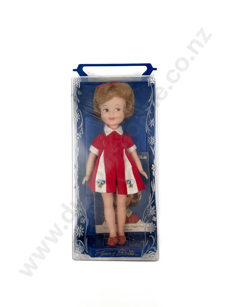 Mid C1960's Original Cased Penny Brite Doll with booklet Image 1++