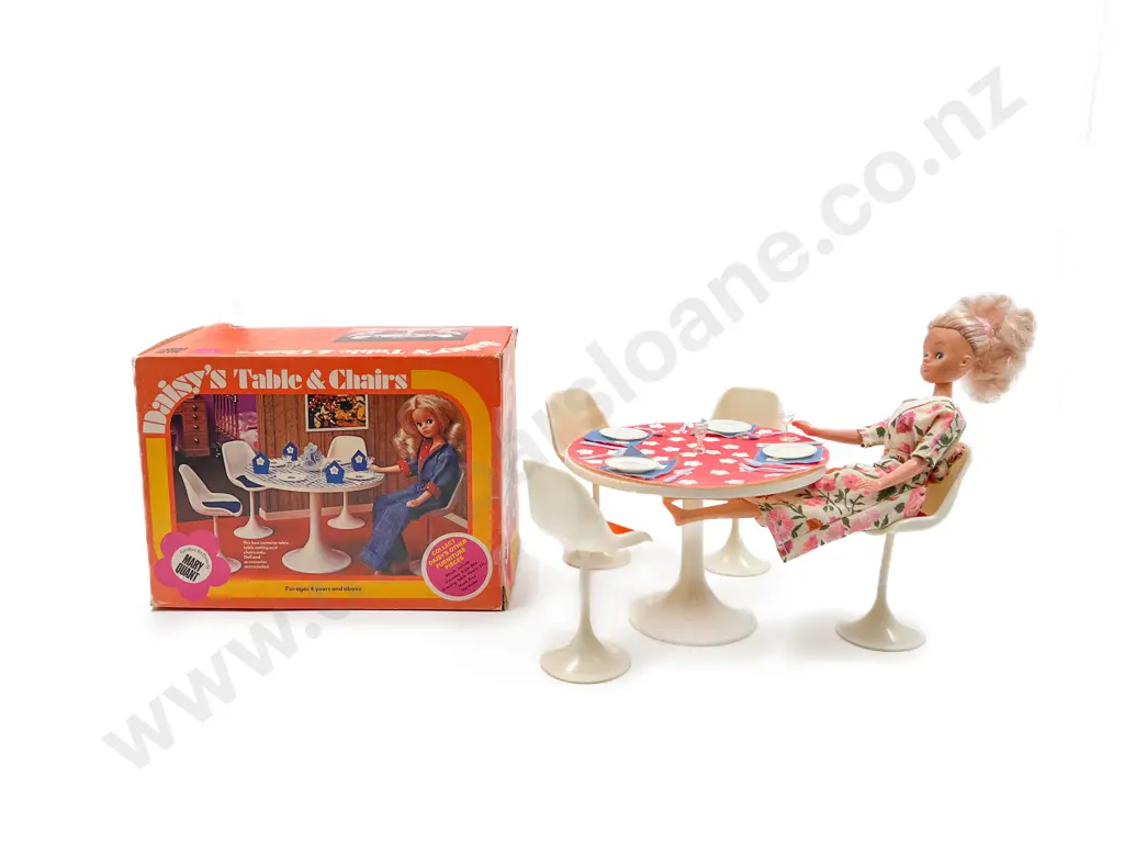 Boxed Mary Quant Daisy Doll Table and Chairs Image 1++