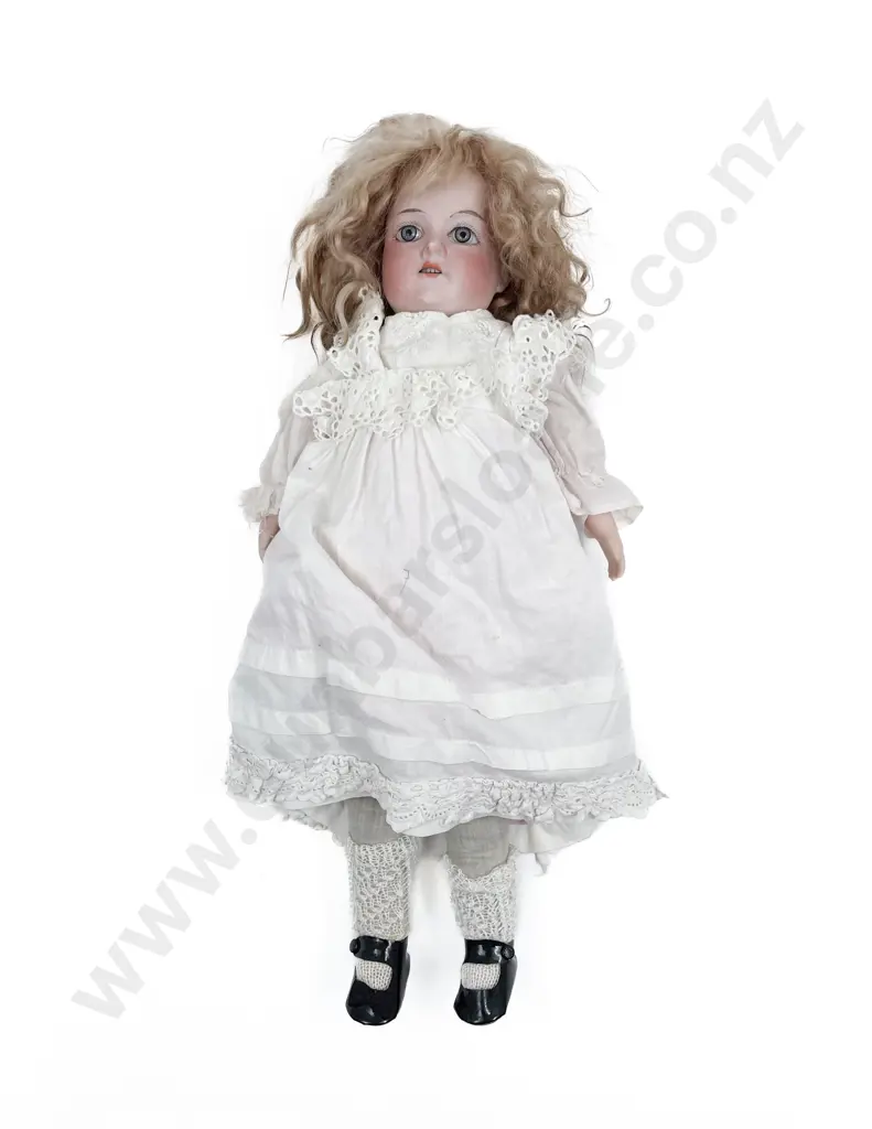Armand Marseille Bisque Shoulder Plate Doll Image 1++