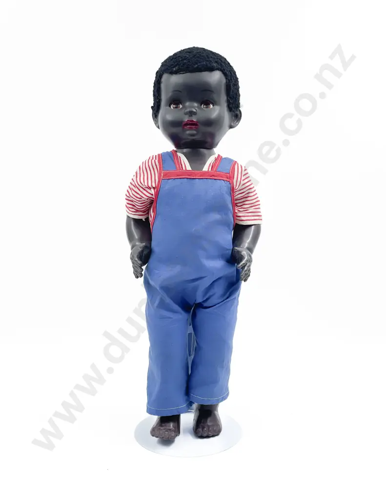 English Pedigree Black Hard Plastic Walkie Talkie Doll 52cm Image 1++