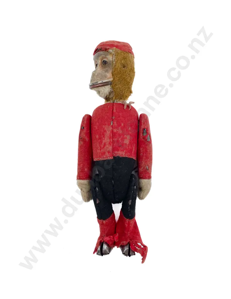 C1920 Schuco 'Yes/No' Jointed Mechanical Bellhop Monkey Image 1++
