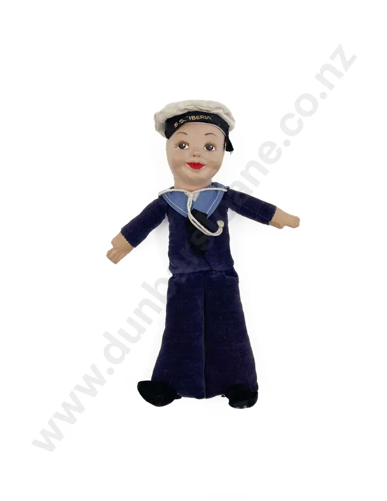 Vintage Norah Wellings Velvet Sailor Doll SS Iberia Image 1++