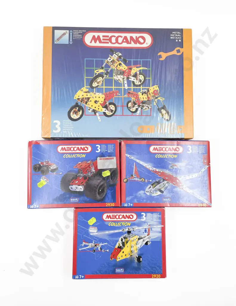 Meccano Boxed As New No 4015 and Three Collection Series Models Image 1++