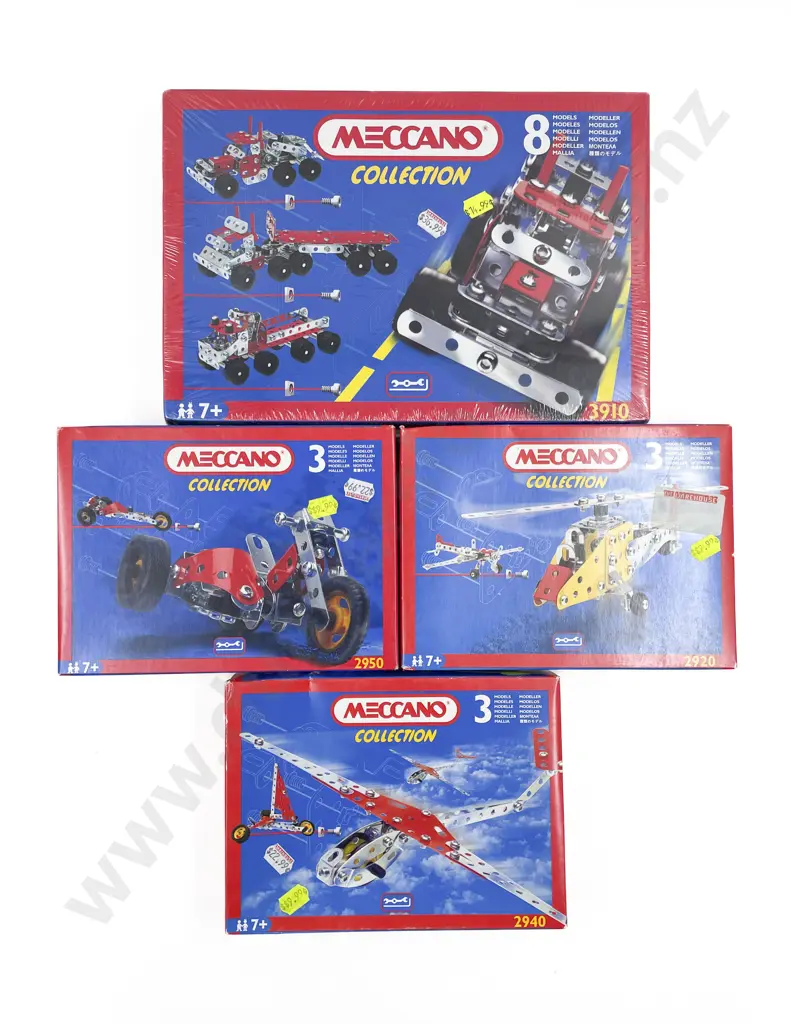 Meccano Boxed As New Four Collection Series Models Image 1++