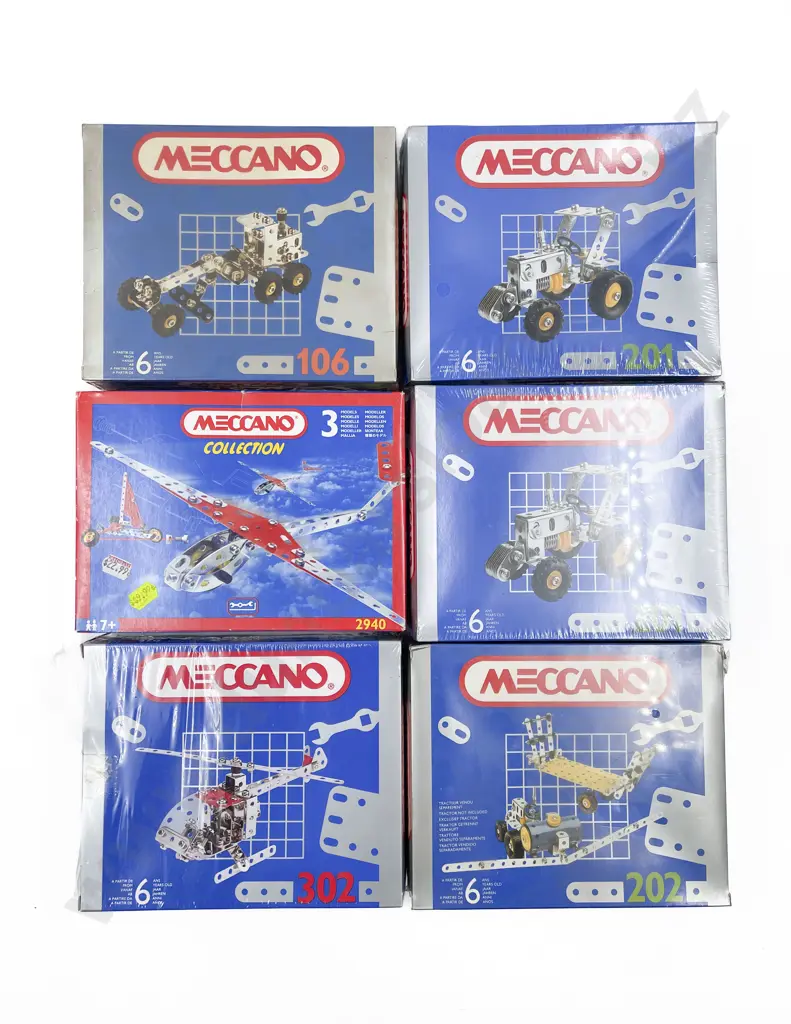 Meccano Boxed As New Six Collection Series Models Image 1++