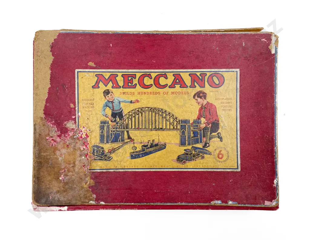 Vintage Meccano #6 Box Image 1++
