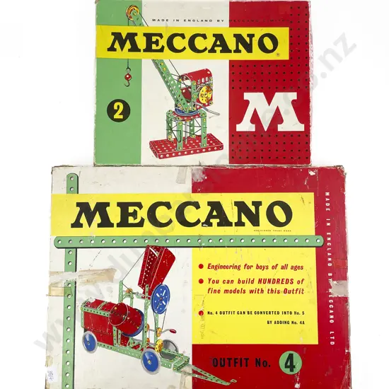 Meccano Boxed Outfits M2 and No4